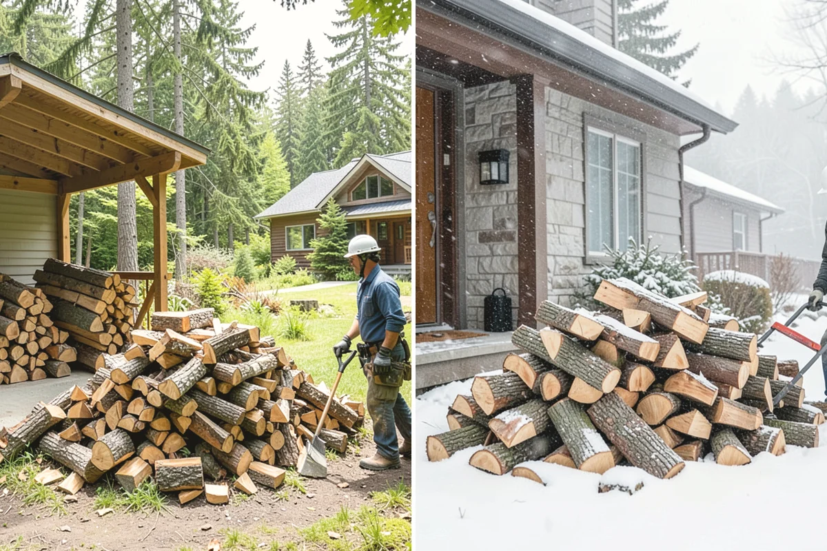 Firewood Storage Consultation in Issaquah, King County, WA - Walk the property and assess sun, wind, and drainage