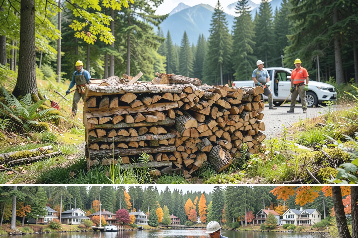 Firewood Storage Consultation in La Conner, Skagit County, WA - Book a consultation in spring or early summer so you can build the right storage before seasoning season.