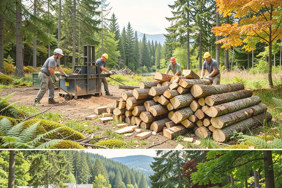 Firewood Storage Consultation in Lake Forest Park, King County, WA - Book a consultation in spring or early summer so you can build the right storage before seasoning season.