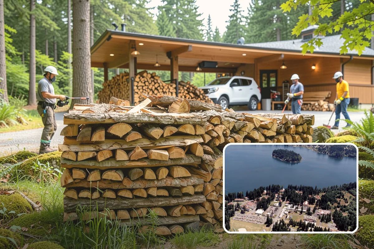 Firewood Storage Consultation in Lakewood, Pierce County, WA - Custom plan built around your specific yard and climate
