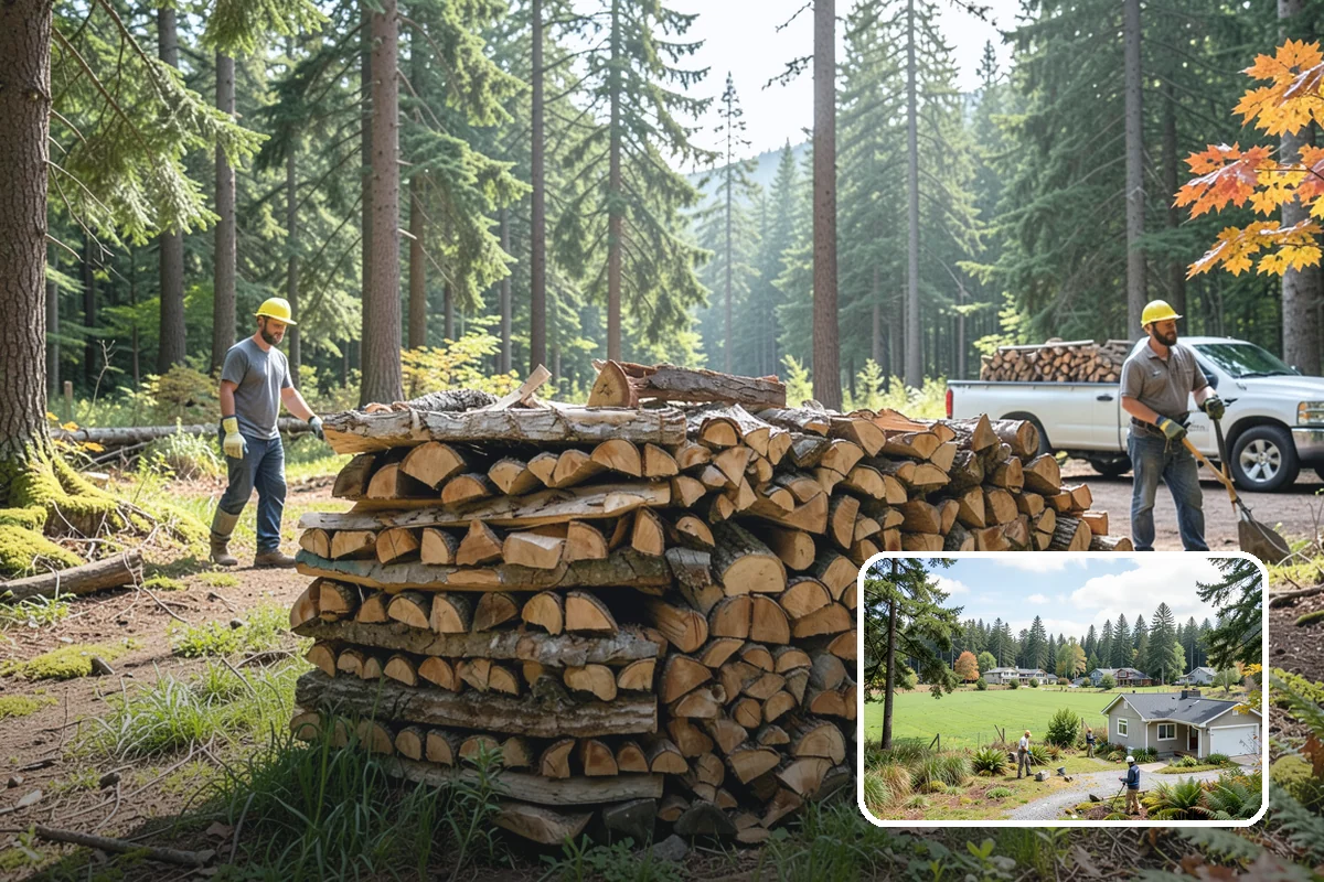 Firewood Storage Consultation in Lyman, Skagit County, WA - Custom plan built around your specific yard and climate