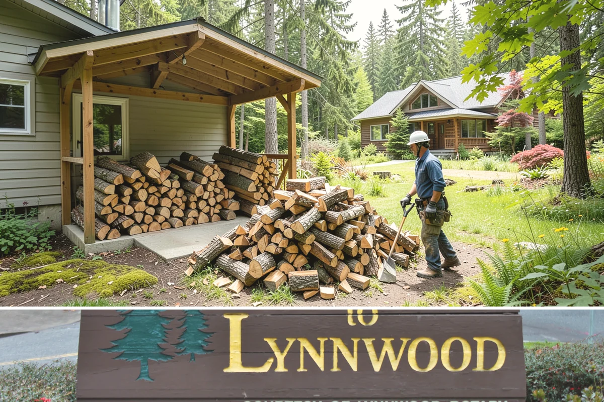 Firewood Storage Consultation in Lynnwood, Snohomish County, WA - Book a consultation in spring or early summer so you can build the right storage before seasoning season.
