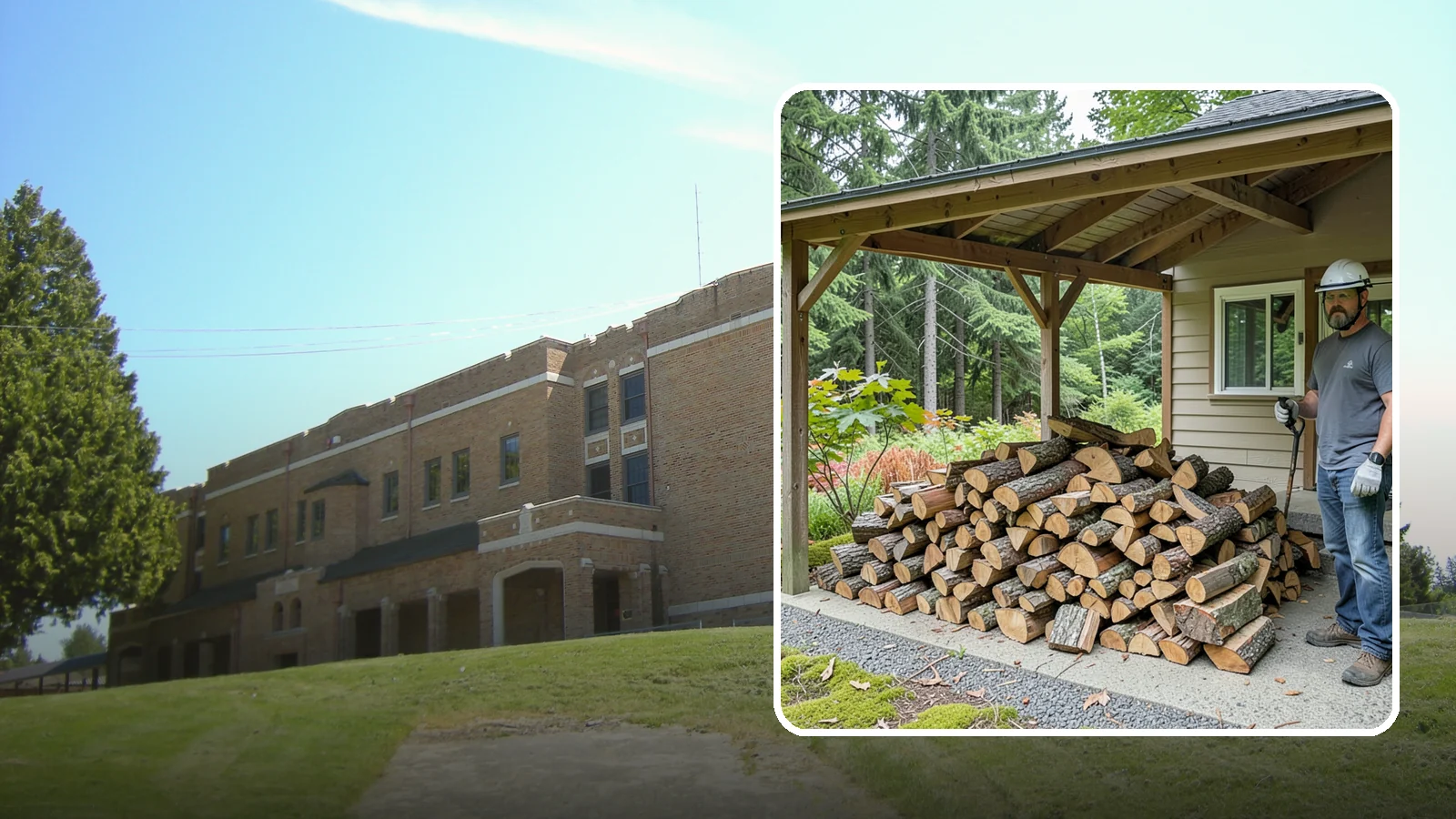Firewood Storage Consultation in Maple Valley, King County, WA - We walk your property and give you a clear plan for storing firewood so it seasons fast and stays dry in the Pacific Northwest.