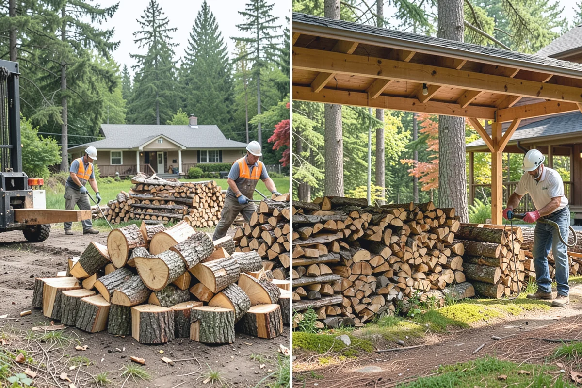 Firewood Storage Consultation in Medina, King County, WA - Walk the property and assess sun, wind, and drainage