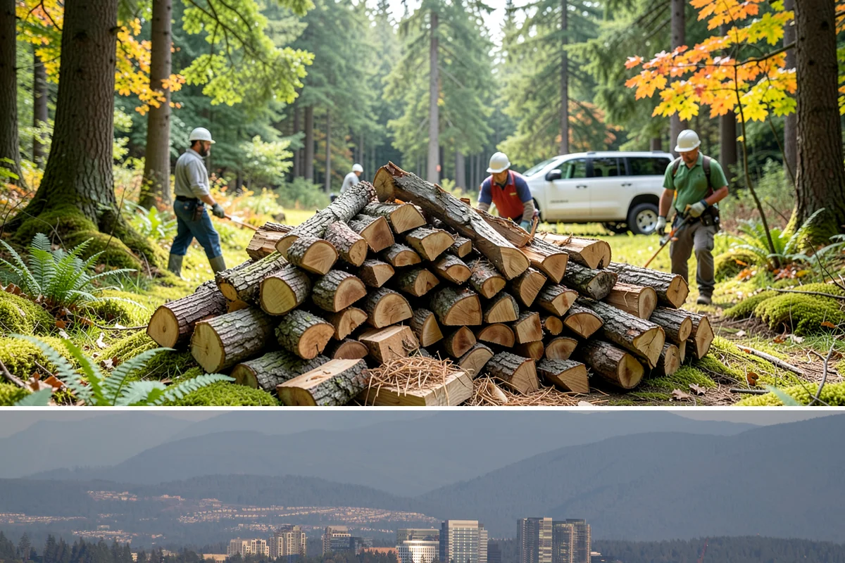 Firewood Storage Consultation in Medina, King County, WA - Book a consultation in spring or early summer so you can build the right storage before seasoning season.