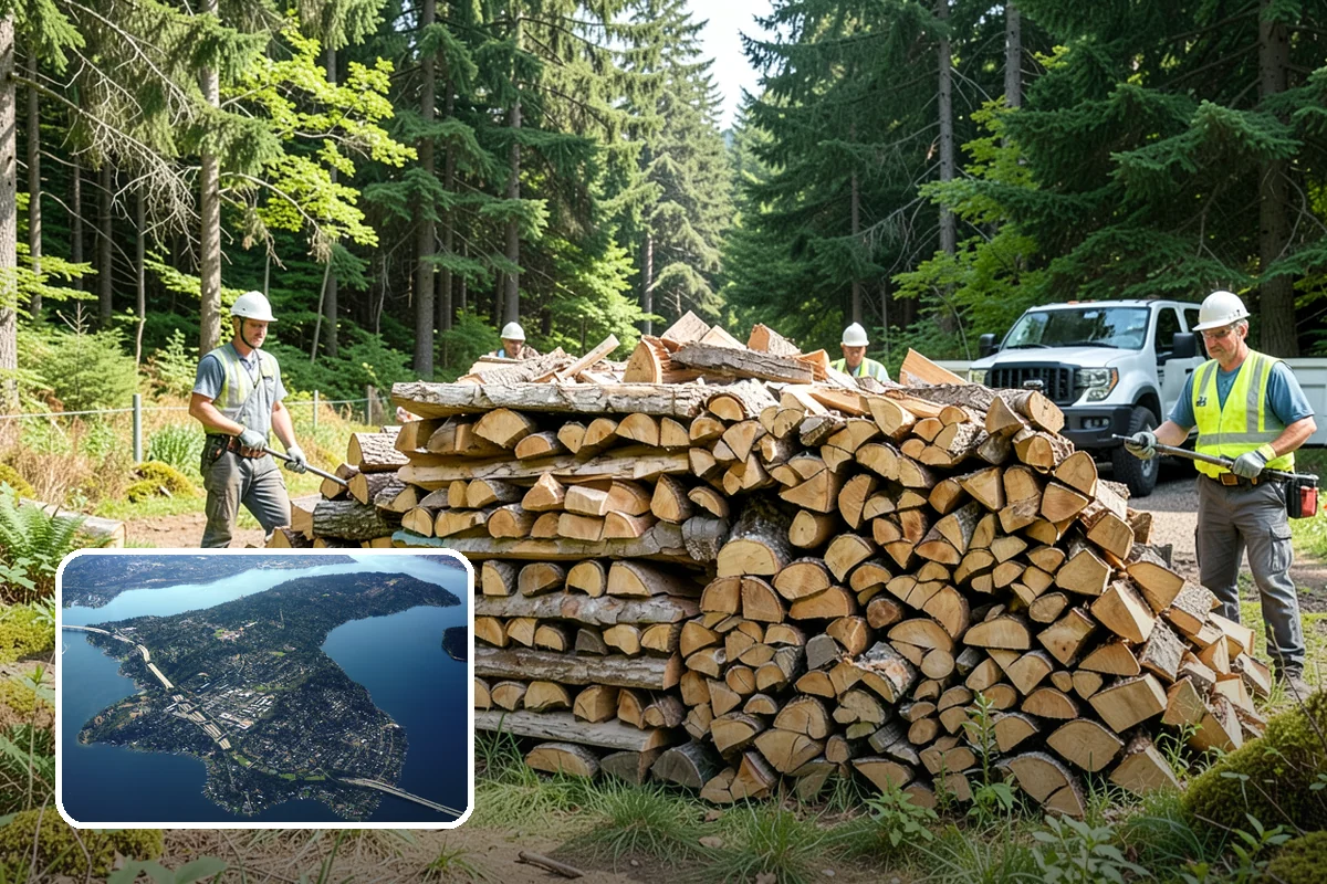 Firewood Storage Consultation in Mercer Island, King County, WA - Custom plan built around your specific yard and climate