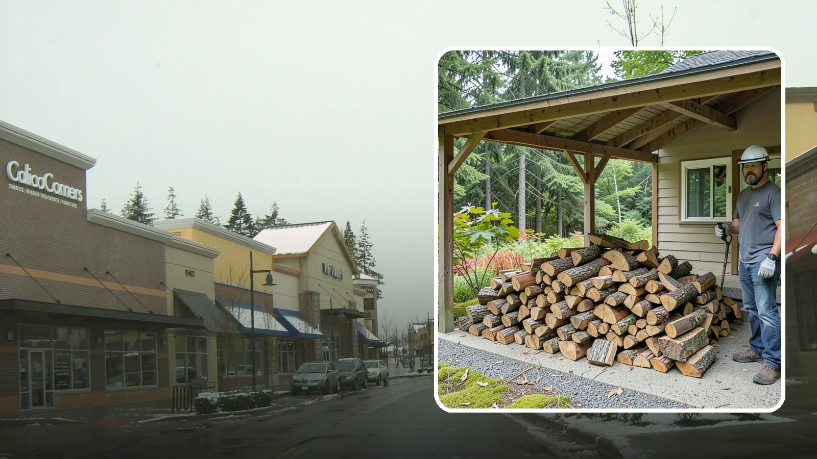 Firewood Storage Consultation in Mill Creek, Snohomish County, WA - We walk your property and give you a clear plan for storing firewood so it seasons fast and stays dry in the Pacific Northwest.