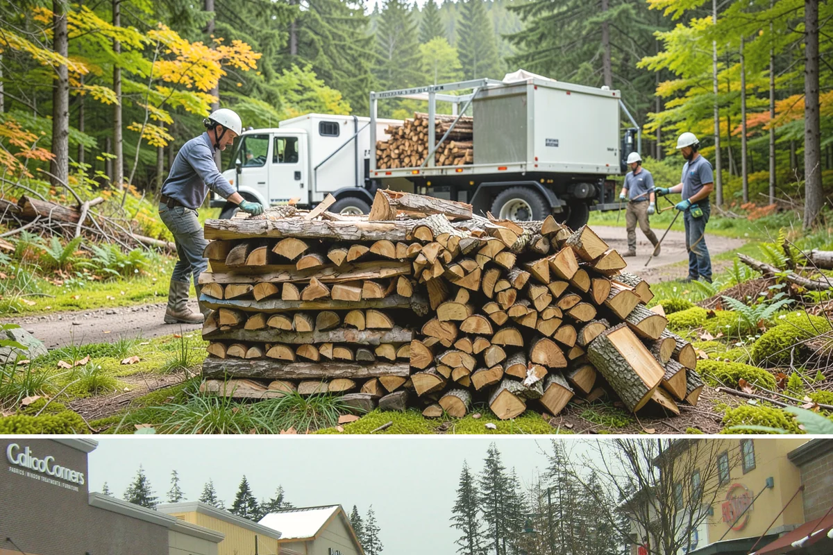 Firewood Storage Consultation in Mill Creek, Snohomish County, WA - Book a consultation in spring or early summer so you can build the right storage before seasoning season.