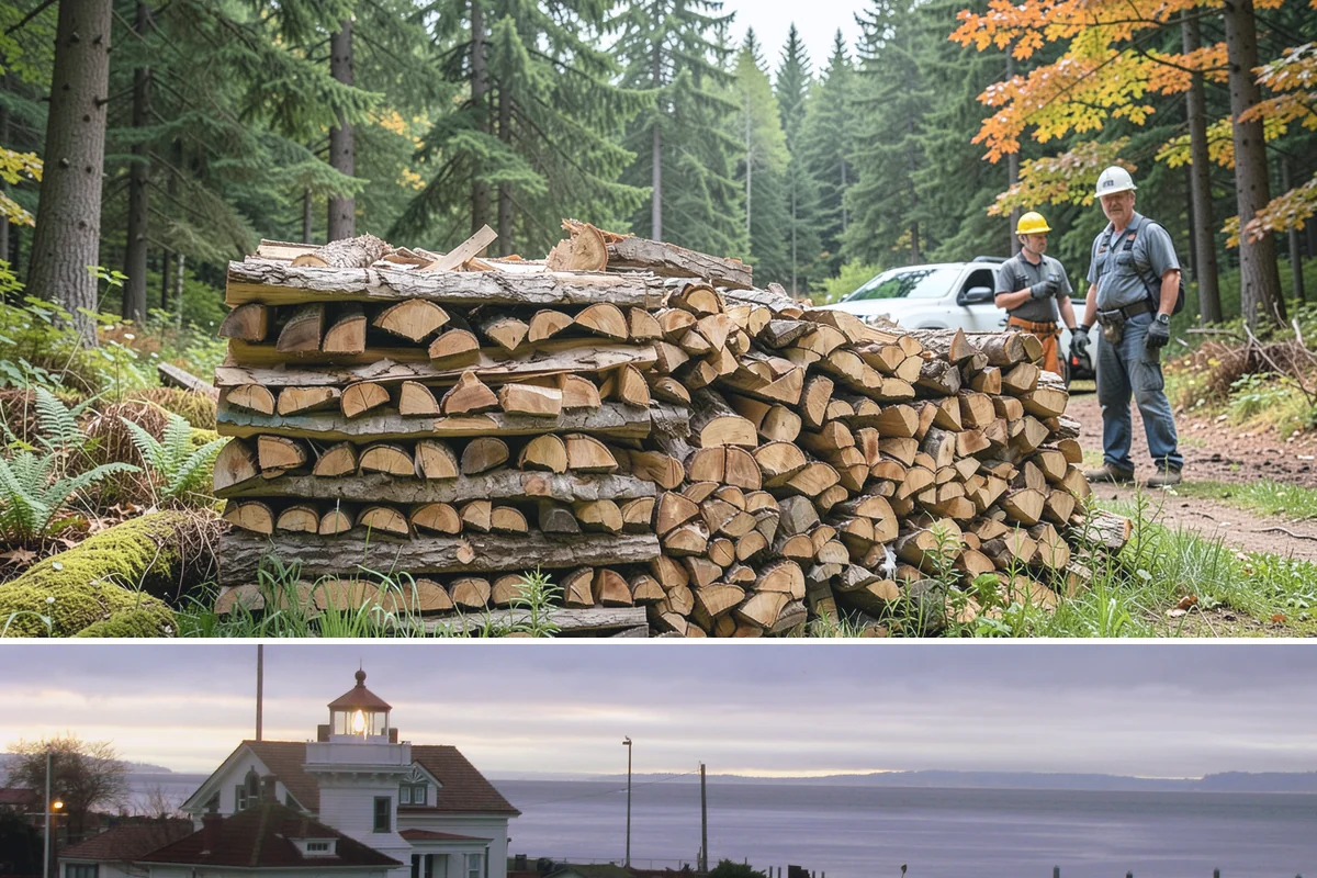 Firewood Storage Consultation in Mukilteo, Snohomish County, WA - Book a consultation in spring or early summer so you can build the right storage before seasoning season.