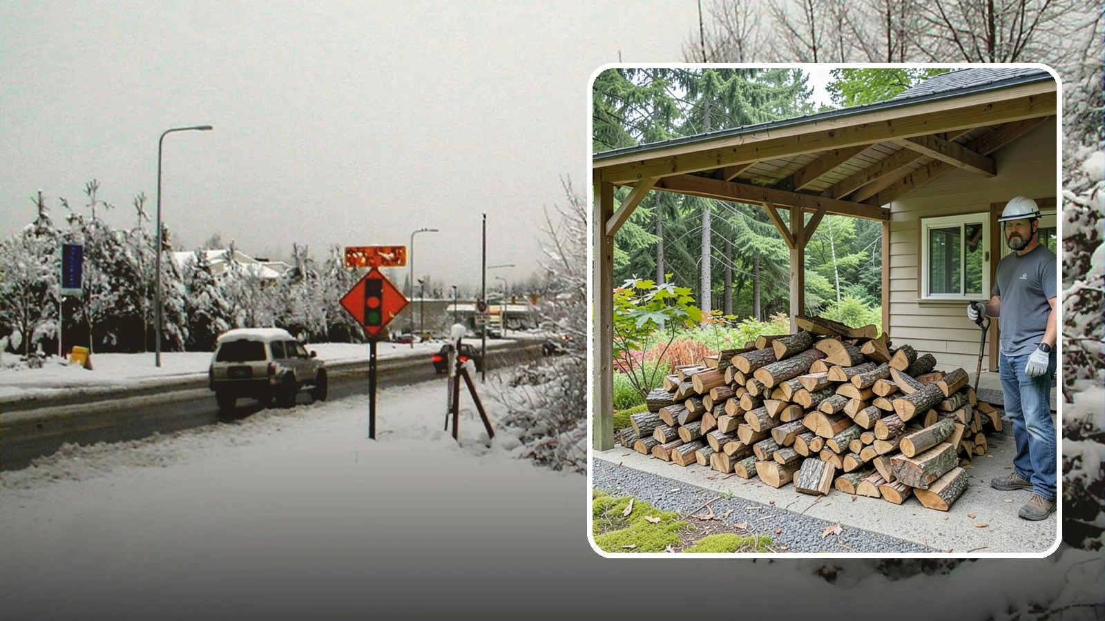 Firewood Storage Consultation in Newcastle, King County, WA - We walk your property and give you a clear plan for storing firewood so it seasons fast and stays dry in the Pacific Northwest.