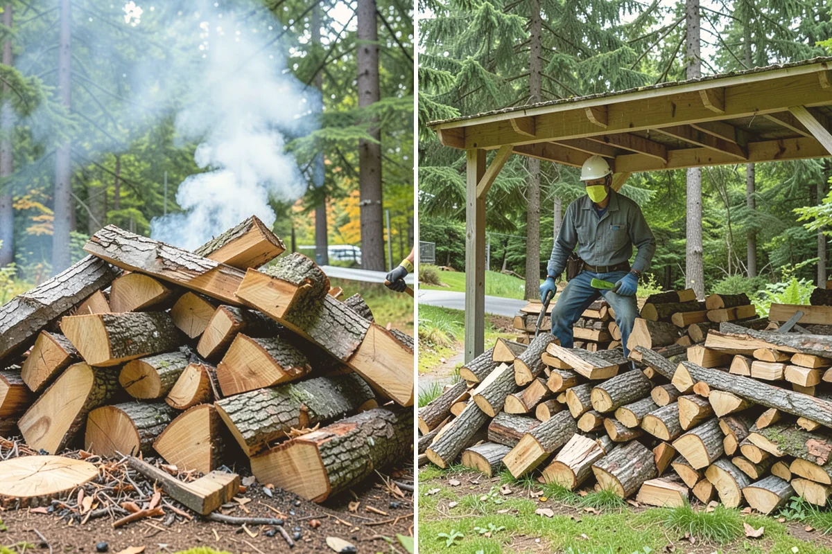 Firewood Storage Consultation in Newcastle, King County, WA - Walk the property and assess sun, wind, and drainage
