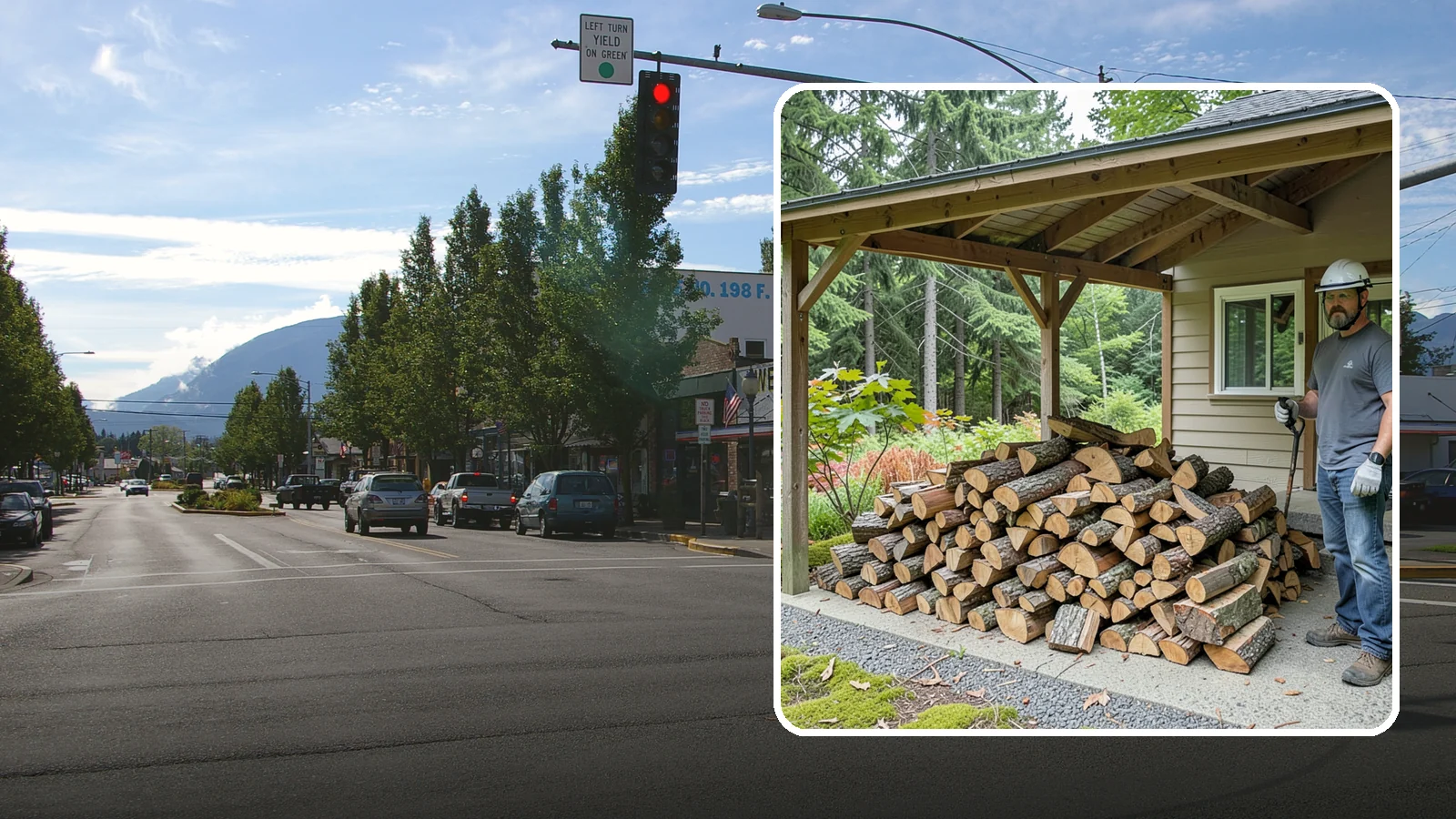 Firewood Storage Consultation in North Bend, King County, WA - We walk your property and give you a clear plan for storing firewood so it seasons fast and stays dry in the Pacific Northwest.