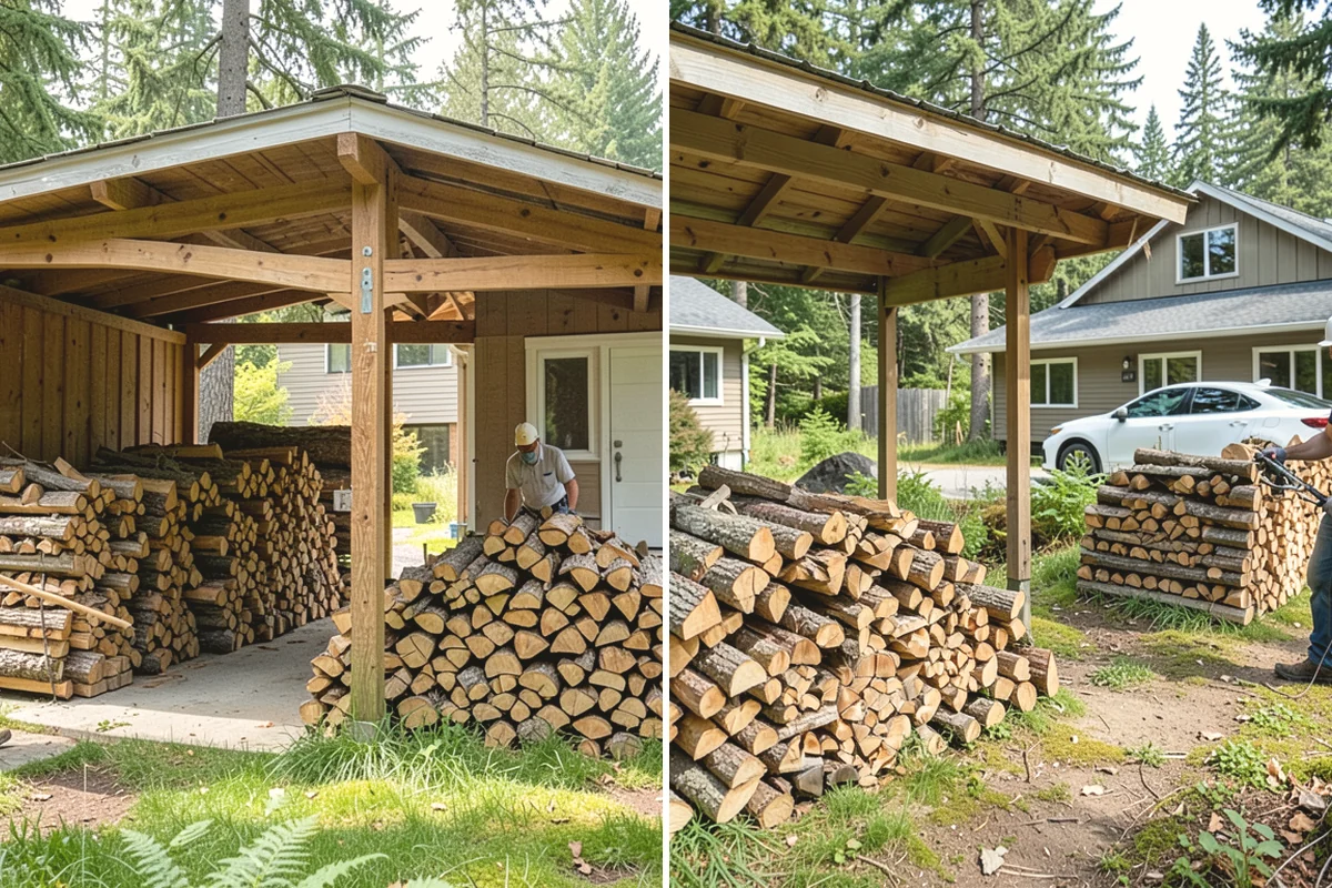 Firewood Storage Consultation in North Bend, King County, WA - Walk the property and assess sun, wind, and drainage