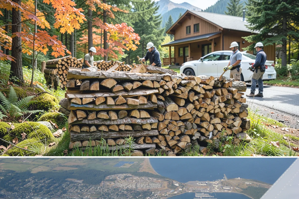 Firewood Storage Consultation in Oak Harbor, Island County, WA - Book a consultation in spring or early summer so you can build the right storage before seasoning season.