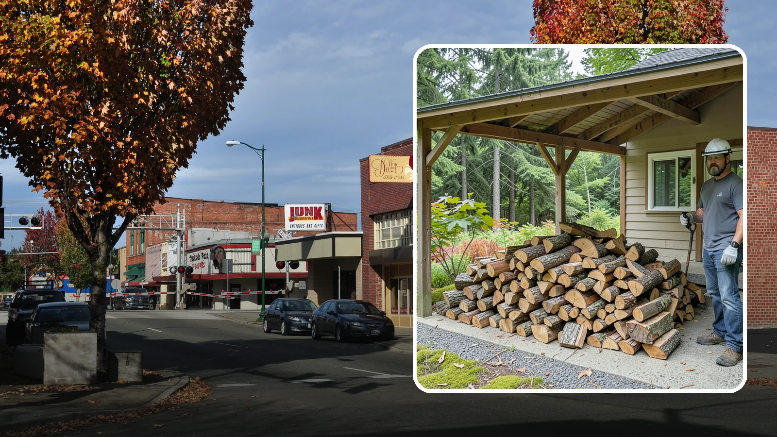 Firewood Storage Consultation in Puyallup, Pierce County, WA - We walk your property and give you a clear plan for storing firewood so it seasons fast and stays dry in the Pacific Northwest.