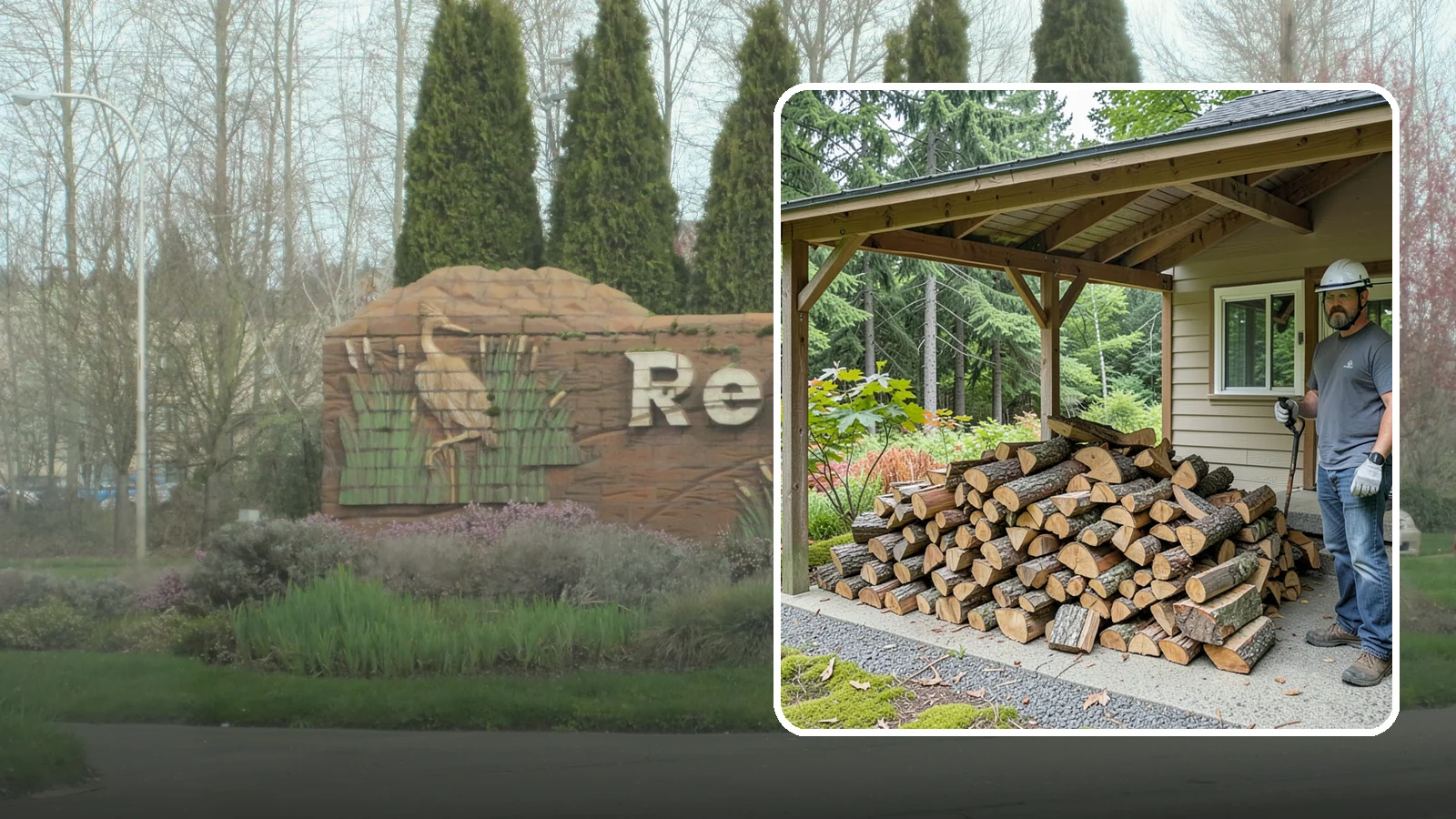 Firewood Storage Consultation in Renton, King County, WA - We walk your property and give you a clear plan for storing firewood so it seasons fast and stays dry in the Pacific Northwest.
