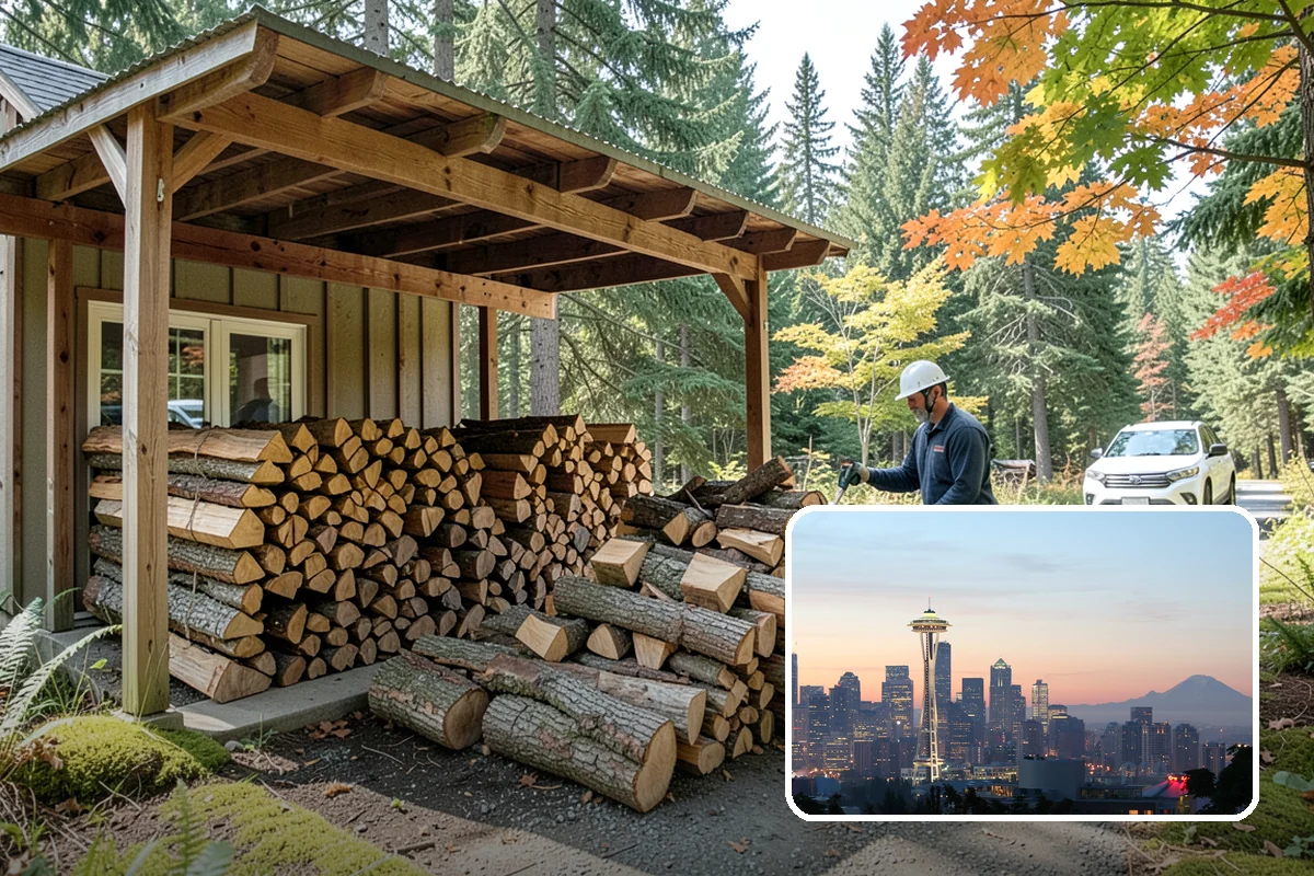Firewood Storage Consultation in Seattle, King County, WA - Custom plan built around your specific yard and climate