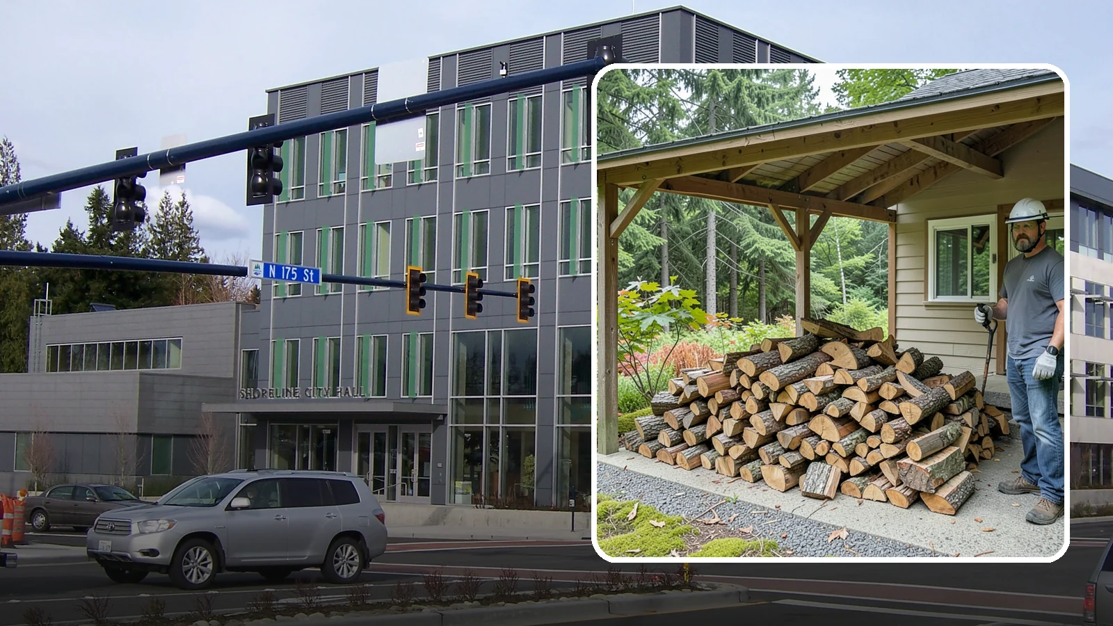 Firewood Storage Consultation in Shoreline, King County, WA - We walk your property and give you a clear plan for storing firewood so it seasons fast and stays dry in the Pacific Northwest.