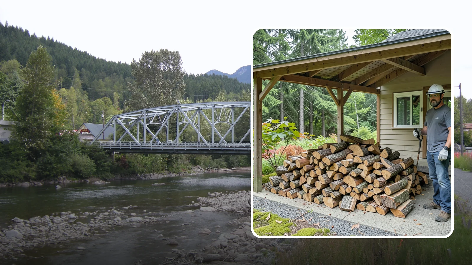 Firewood Storage Consultation in Skykomish, King County, WA - We walk your property and give you a clear plan for storing firewood so it seasons fast and stays dry in the Pacific Northwest.