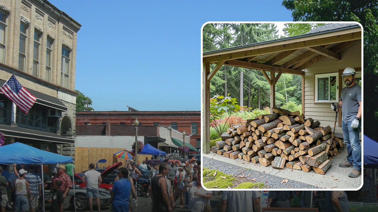Firewood Storage Consultation in Snohomish, Snohomish County, WA - We walk your property and give you a clear plan for storing firewood so it seasons fast and stays dry in the Pacific Northwest.