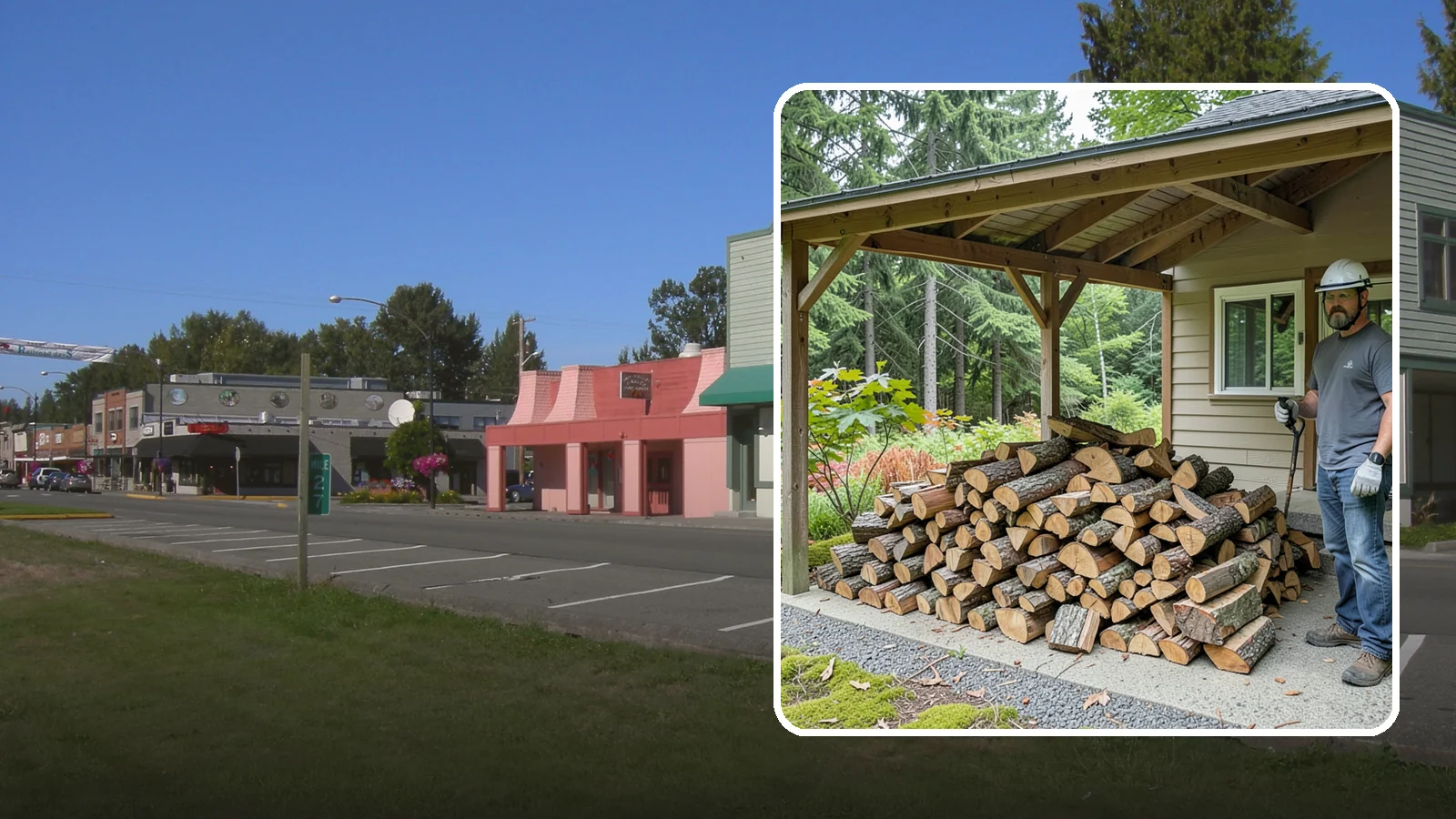 Firewood Storage Consultation in Snoqualmie, King County, WA - We walk your property and give you a clear plan for storing firewood so it seasons fast and stays dry in the Pacific Northwest.