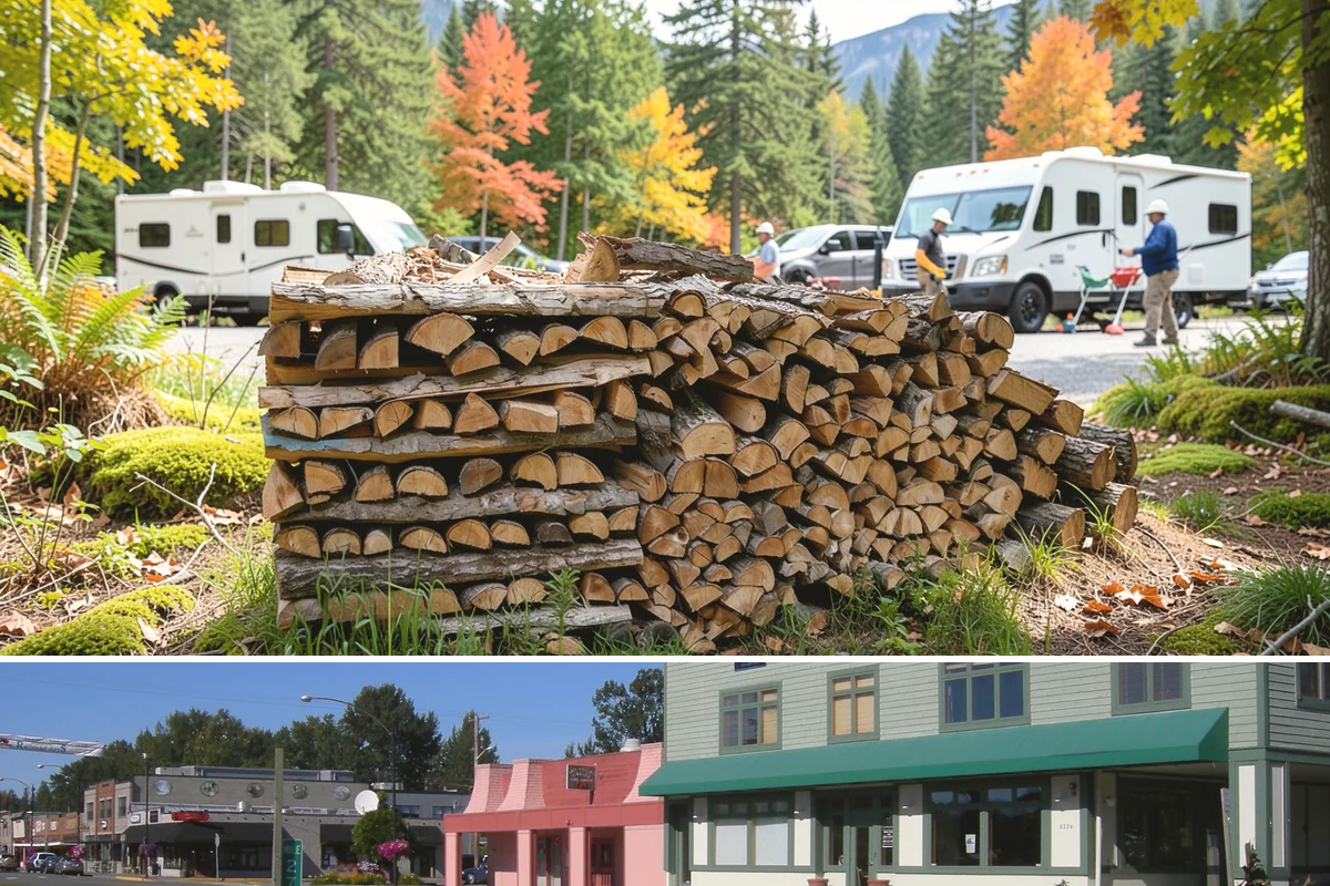 Firewood Storage Consultation in Snoqualmie, King County, WA - Book a consultation in spring or early summer so you can build the right storage before seasoning season.