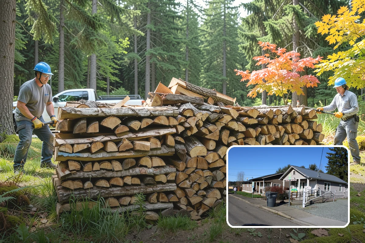 Firewood Storage Consultation in South Prairie, Pierce County, WA - Custom plan built around your specific yard and climate