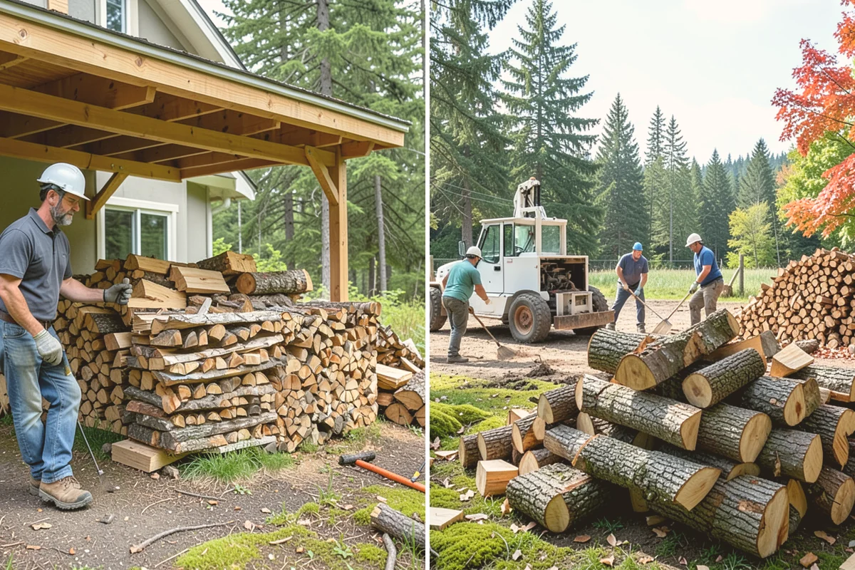 Firewood Storage Consultation in Stanwood, Snohomish County, WA - Walk the property and assess sun, wind, and drainage
