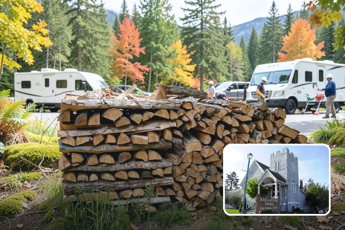 Firewood Storage Consultation in Steilacoom, Pierce County, WA - Custom plan built around your specific yard and climate