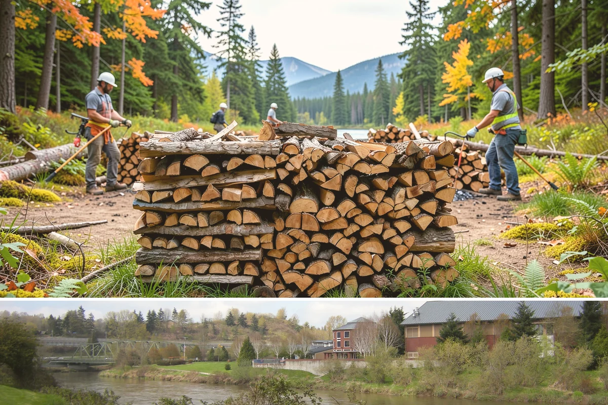 Firewood Storage Consultation in Tukwila, King County, WA - Book a consultation in spring or early summer so you can build the right storage before seasoning season.