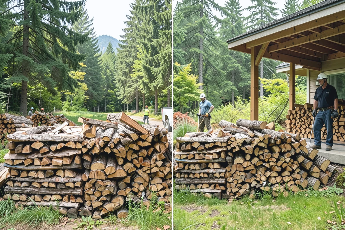 Firewood Storage Consultation in Wilkeson, Pierce County, WA - Walk the property and assess sun, wind, and drainage