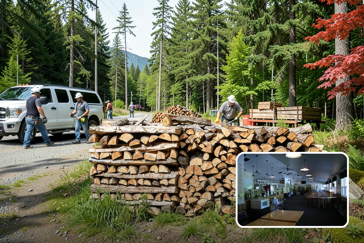 Firewood Wholesale Supply in Black Diamond, King County, WA - Wholesale pricing structured for healthy margins