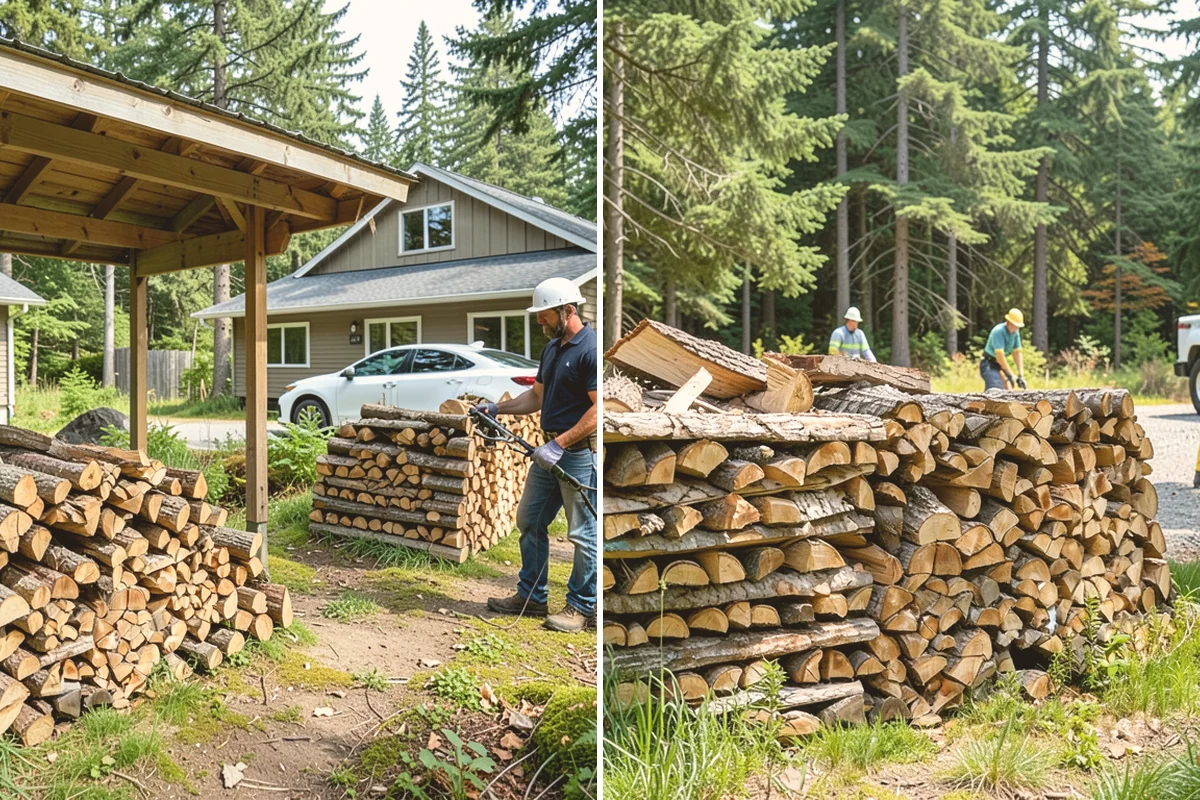 Firewood Wholesale Supply in Bothell, King County, WA - Discuss your resale volume, sizing, and packaging needs