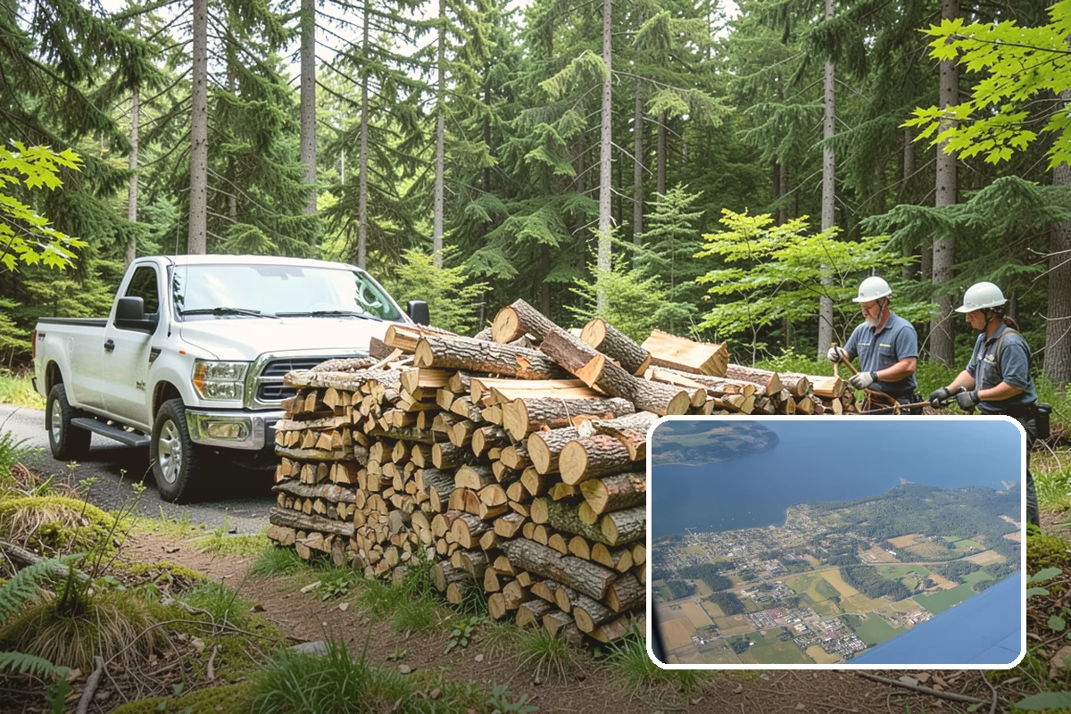 Firewood Wholesale Supply in Coupeville, Island County, WA - Wholesale pricing structured for healthy margins