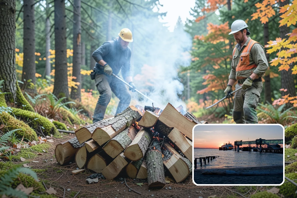 Firewood Wholesale Supply in Edmonds, Snohomish County, WA - Wholesale pricing structured for healthy margins