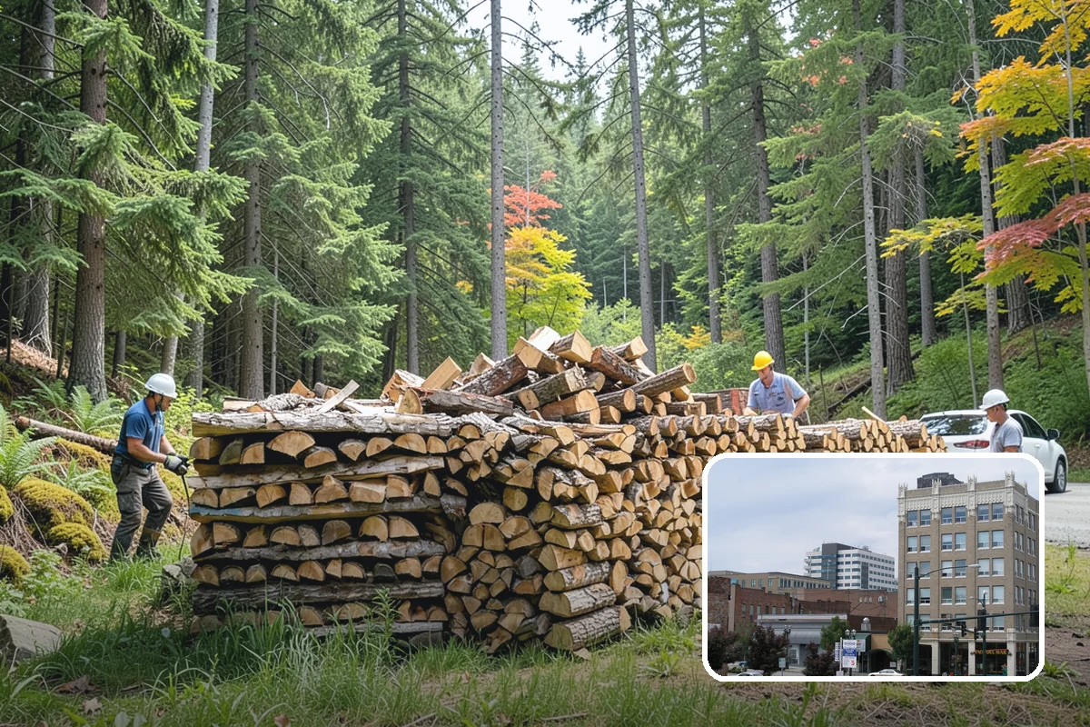 Firewood Wholesale Supply in Everett, Snohomish County, WA - Wholesale pricing structured for healthy margins