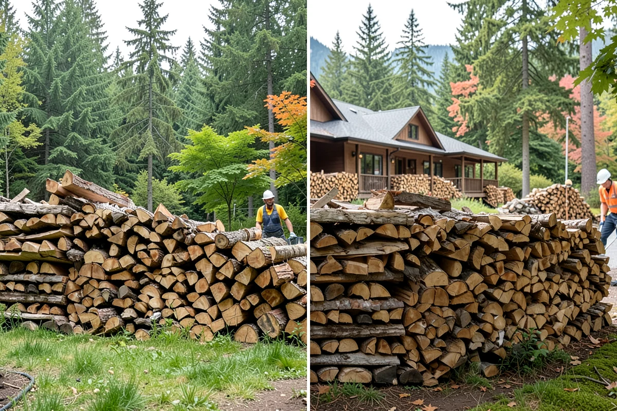 Firewood Wholesale Supply in Gig Harbor, Pierce County, WA - Discuss your resale volume, sizing, and packaging needs