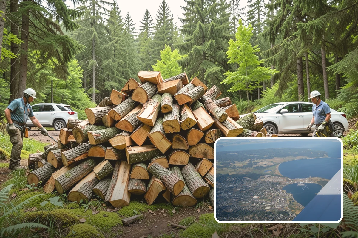 Firewood Wholesale Supply in Oak Harbor, Island County, WA - Wholesale pricing structured for healthy margins