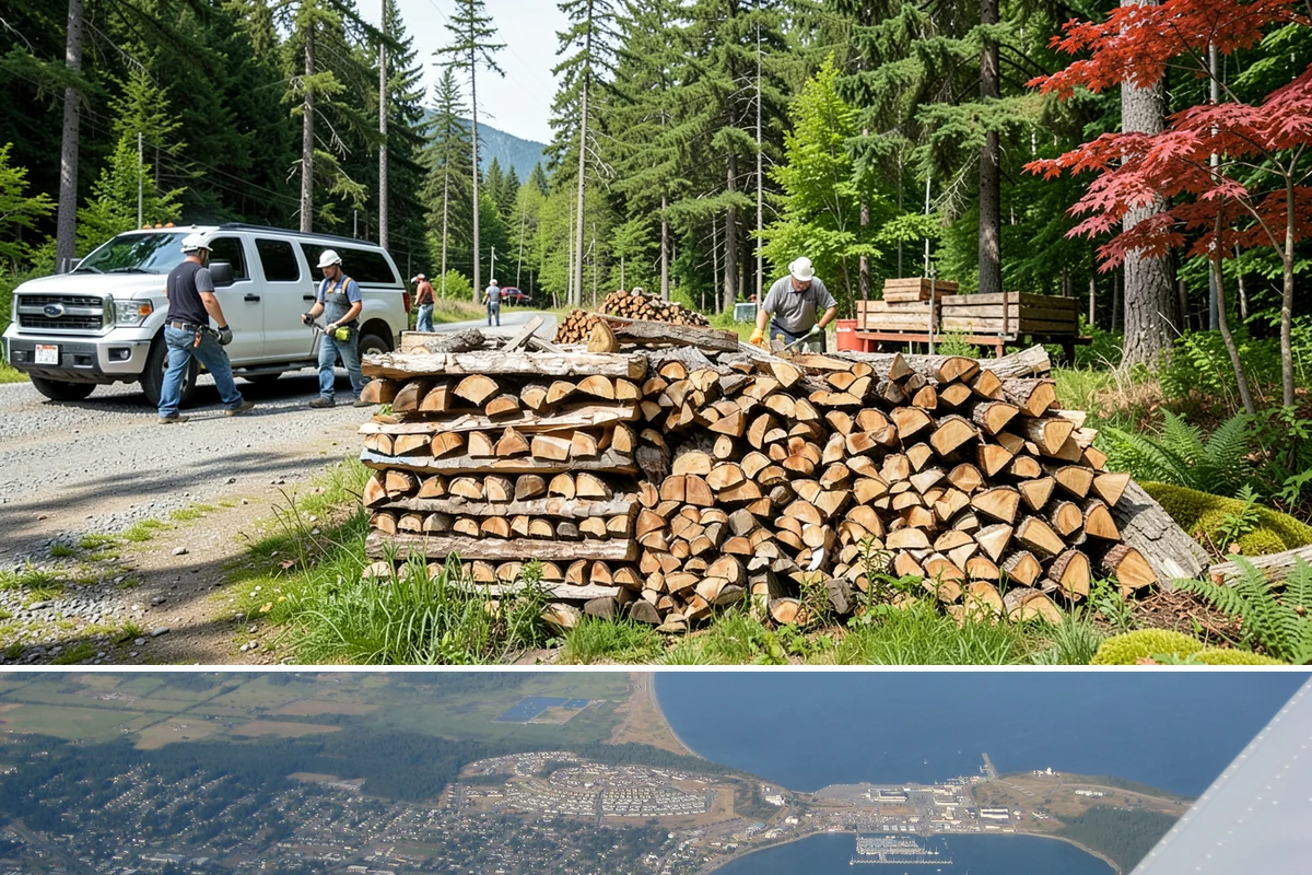 Firewood Wholesale Supply in Oak Harbor, Island County, WA - Establish wholesale supply before your selling season peaks so your inventory is ready for customers.