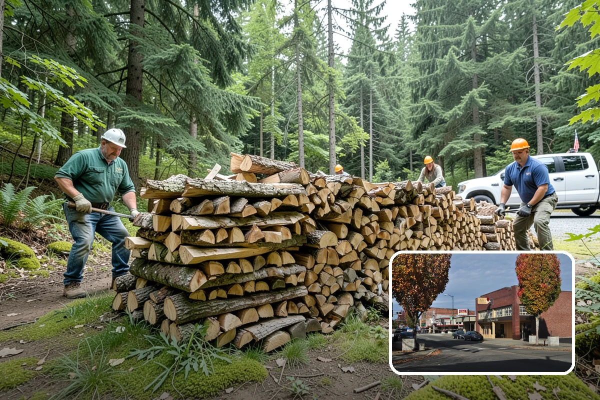 Firewood Wholesale Supply in Puyallup, Pierce County, WA - Wholesale pricing structured for healthy margins
