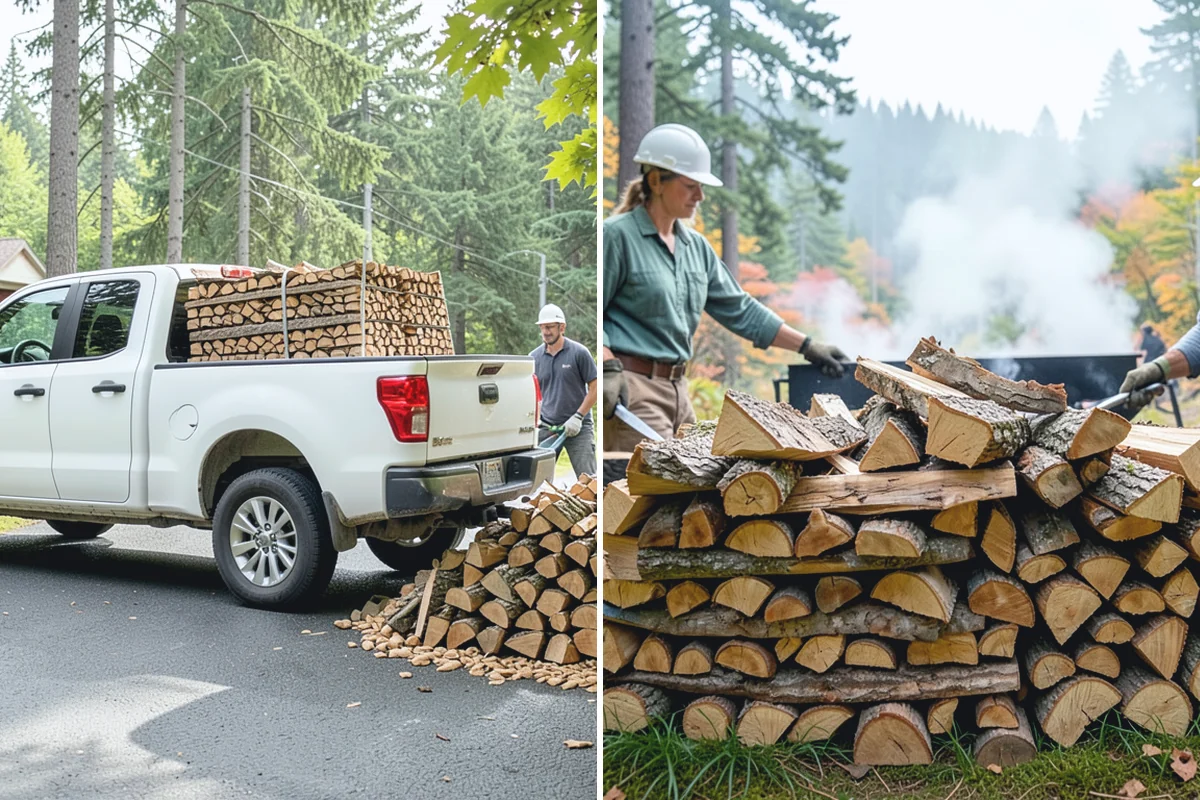 Firewood Wholesale Supply in Renton, King County, WA - Discuss your resale volume, sizing, and packaging needs