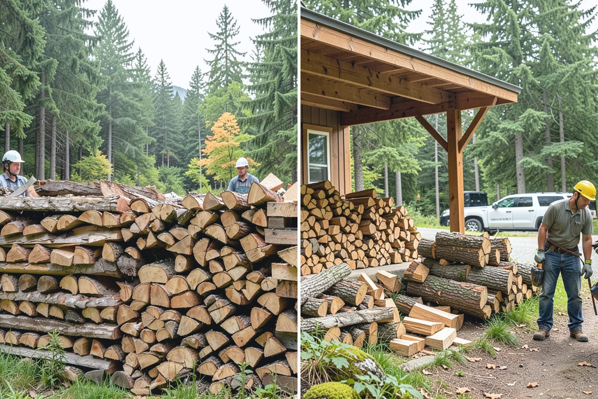 Firewood Wholesale Supply in Roy, Pierce County, WA - Discuss your resale volume, sizing, and packaging needs