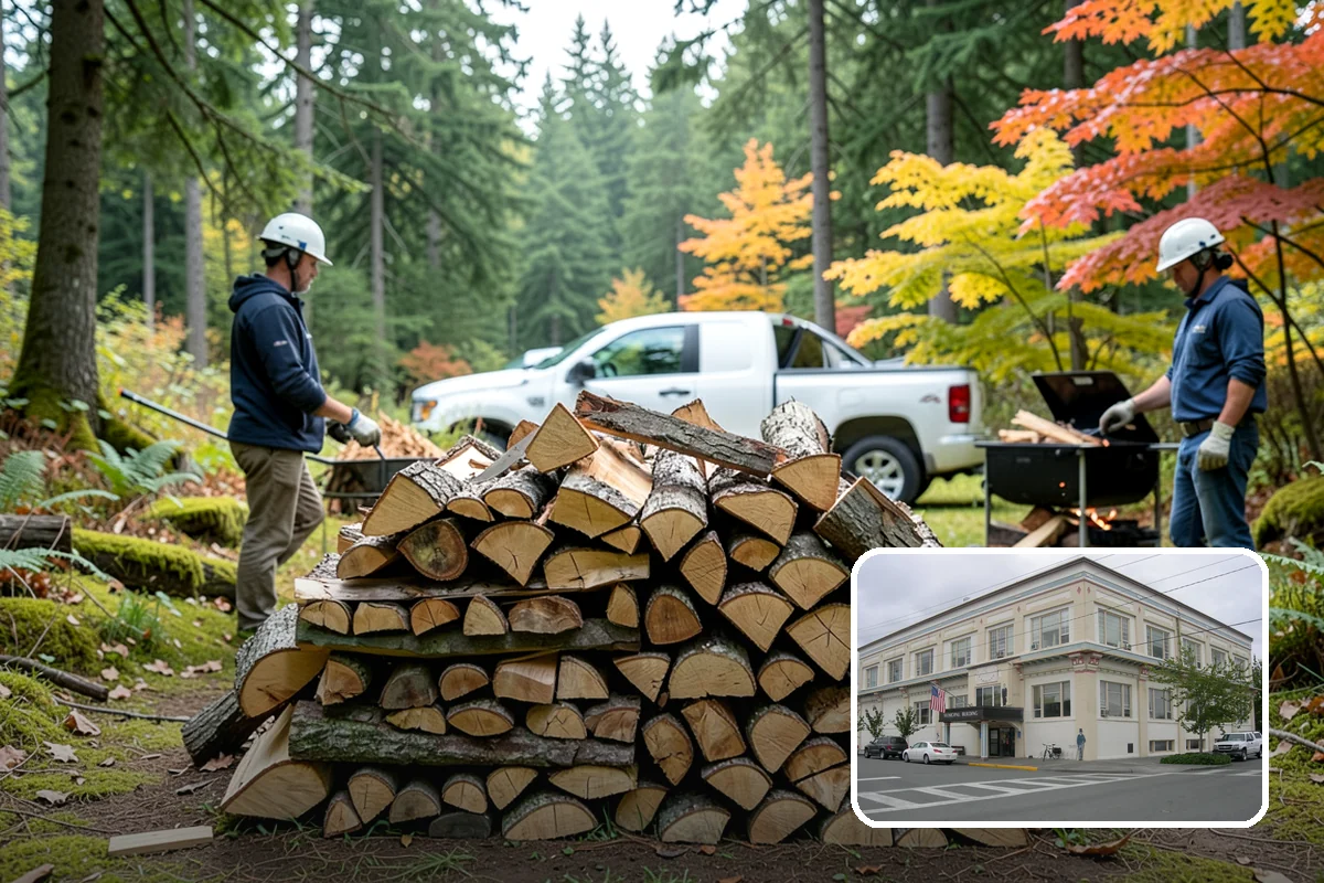 Fishing Lodge Firewood in Anacortes, Skagit County, WA - Keeps lodge and cabins consistently stocked