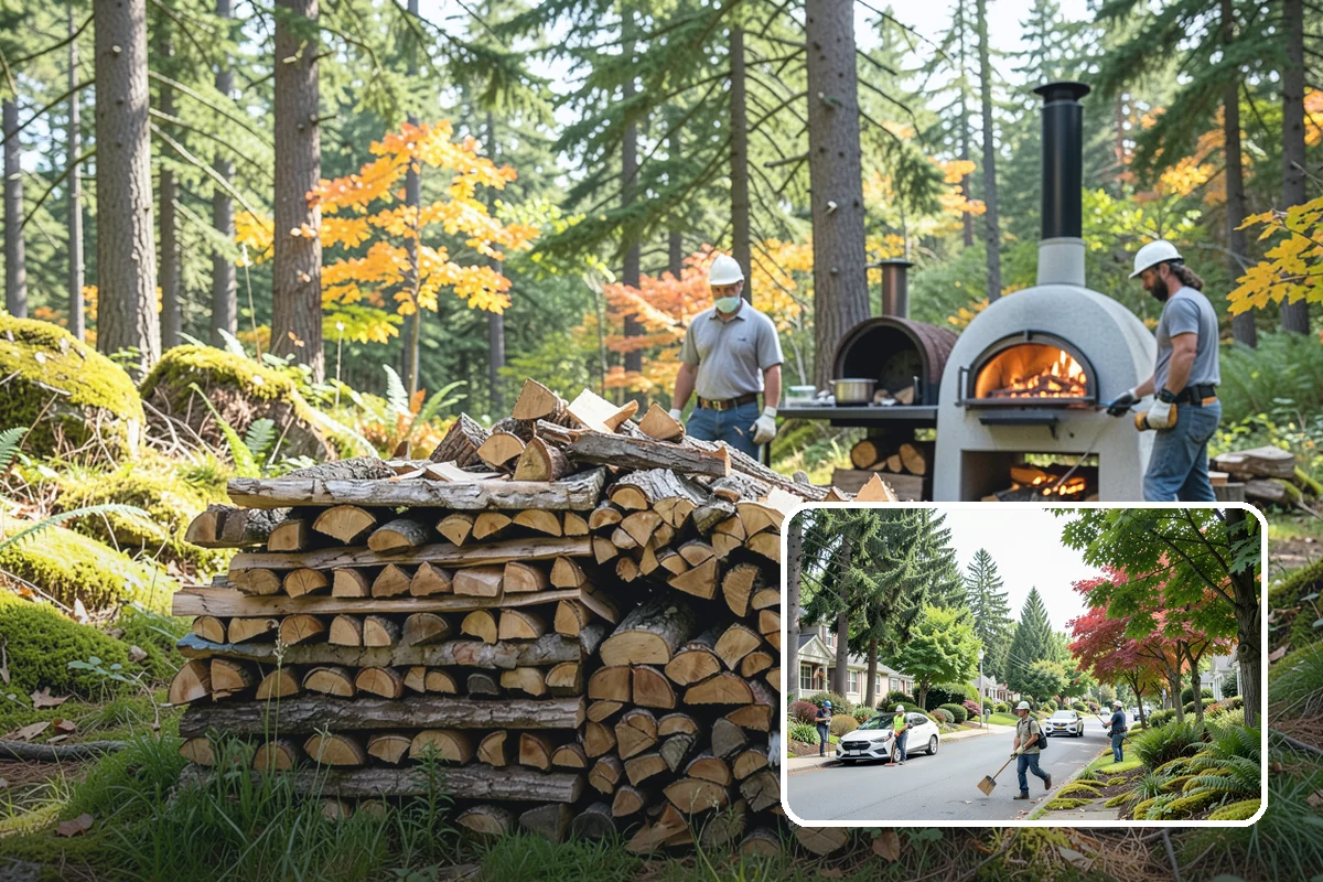 Fishing Lodge Firewood in Beaux Arts Village, King County, WA - Keeps lodge and cabins consistently stocked