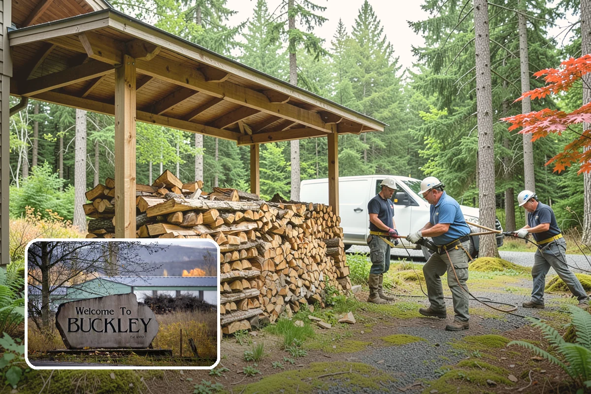 Fishing Lodge Firewood in Buckley, Pierce County, WA - Keeps lodge and cabins consistently stocked