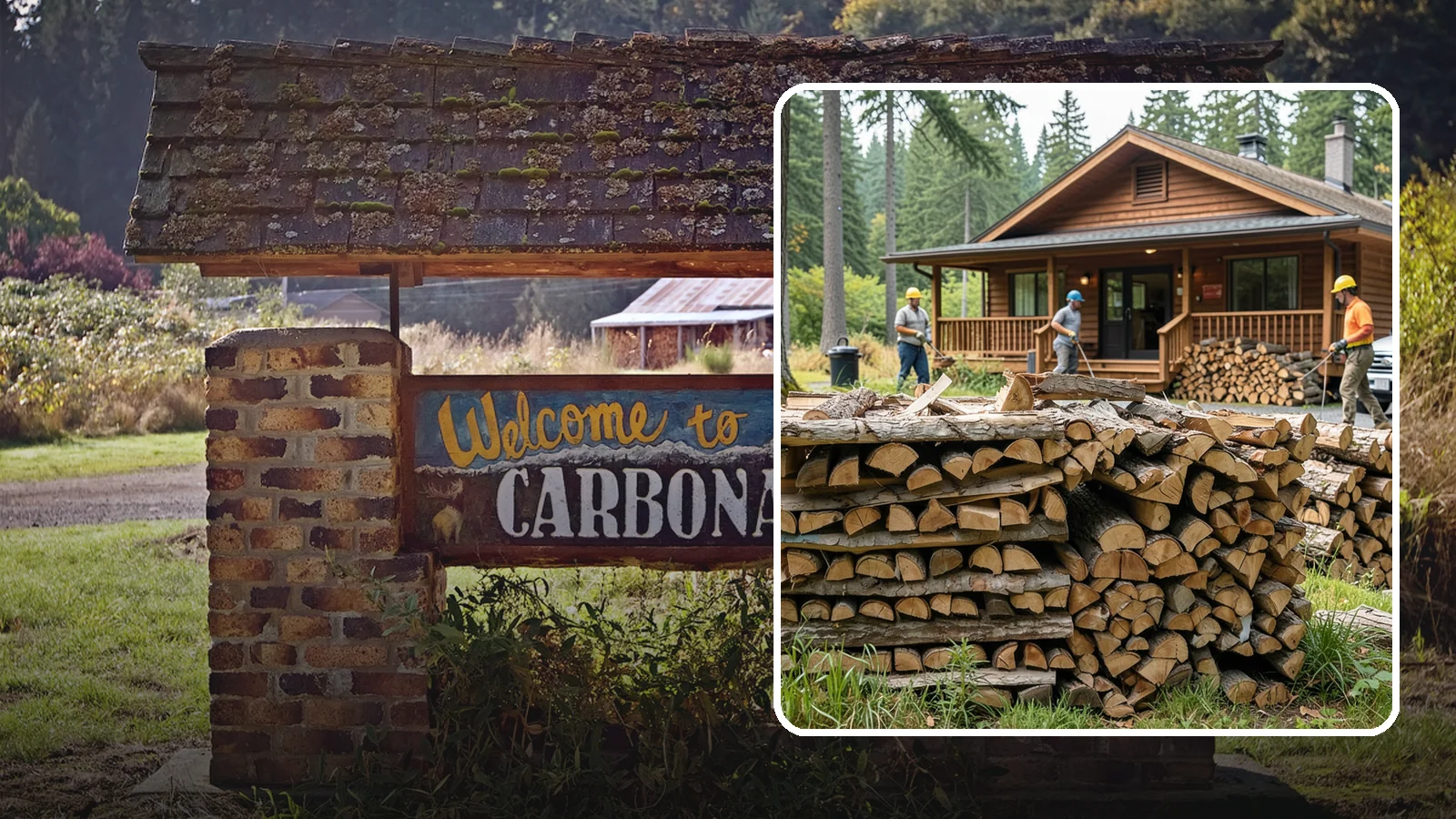 Fishing Lodge Firewood in Carbonado, Pierce County, WA - Reliable firewood supply for fishing lodges and waterfront guest operations.