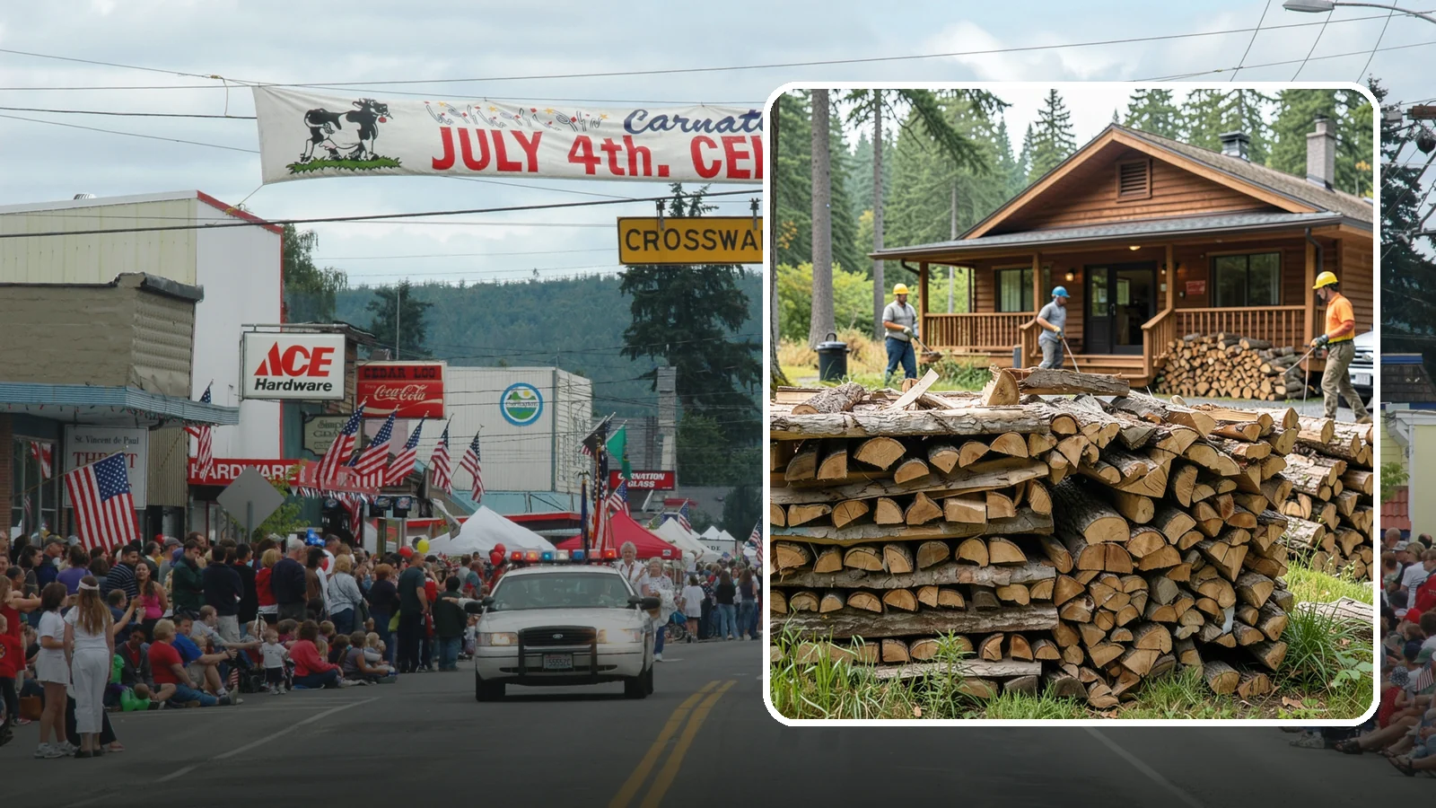 Fishing Lodge Firewood in Carnation, King County, WA - Reliable firewood supply for fishing lodges and waterfront guest operations.