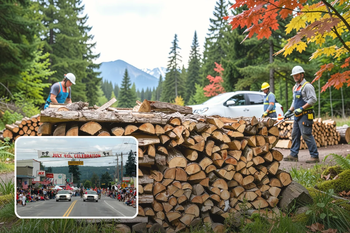 Fishing Lodge Firewood in Carnation, King County, WA - Keeps lodge and cabins consistently stocked