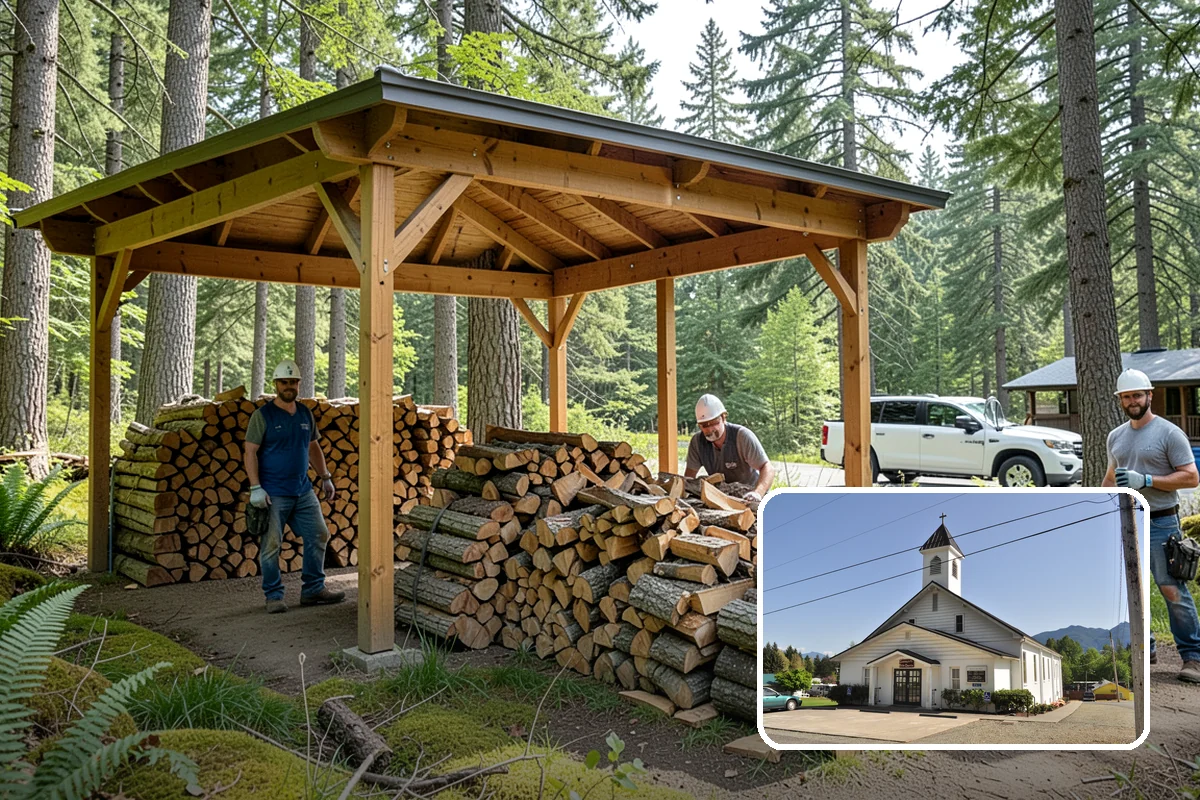 Fishing Lodge Firewood in Concrete, Skagit County, WA - Keeps lodge and cabins consistently stocked