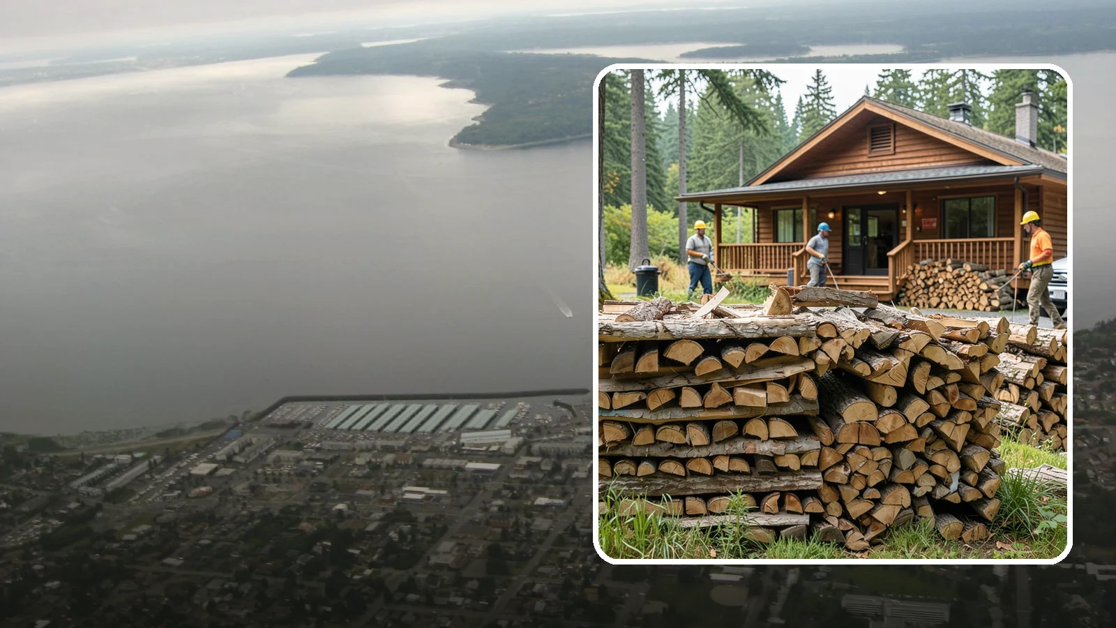 Fishing Lodge Firewood in Des Moines, King County, WA - Reliable firewood supply for fishing lodges and waterfront guest operations.